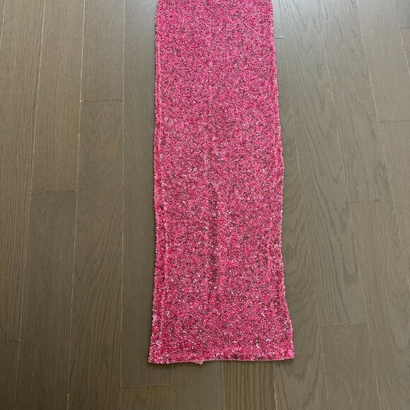 Retrofete Pink Sequin Maxi Dress - Picture 4 of 11